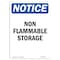 Signmission Safety Sign, OSHA Notice, 24" Height, Rigid Plastic, Non Flammable Storage Sign, Portrait OS-NS-P-1824-V-15052 - alternate 1